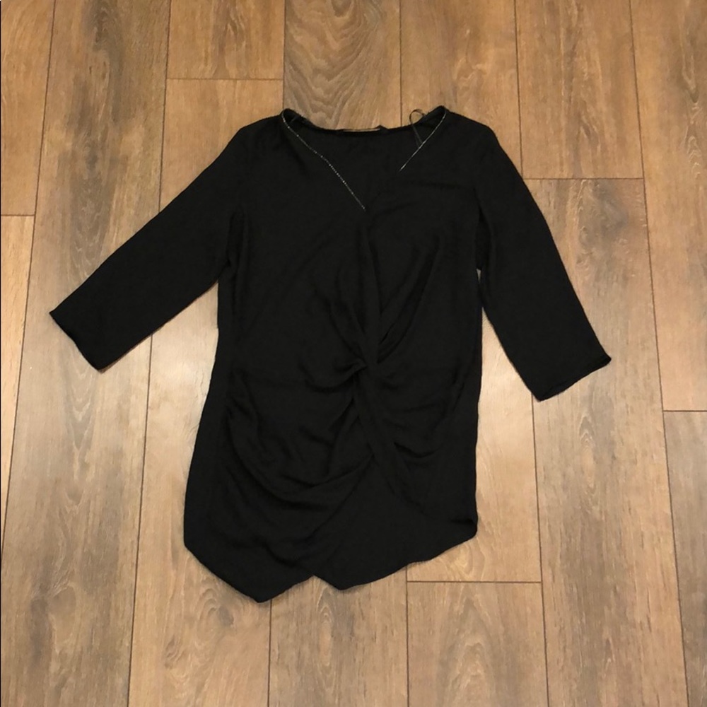 Zara Basic Black Shirt Size US S